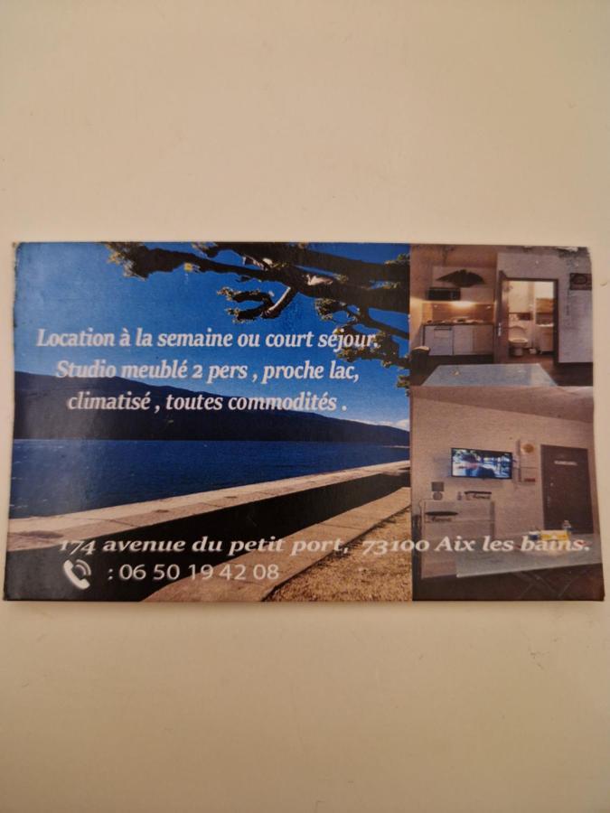 Studio Meuble Au Rdc , Proche Lac Aix-les-Bains Exterior foto